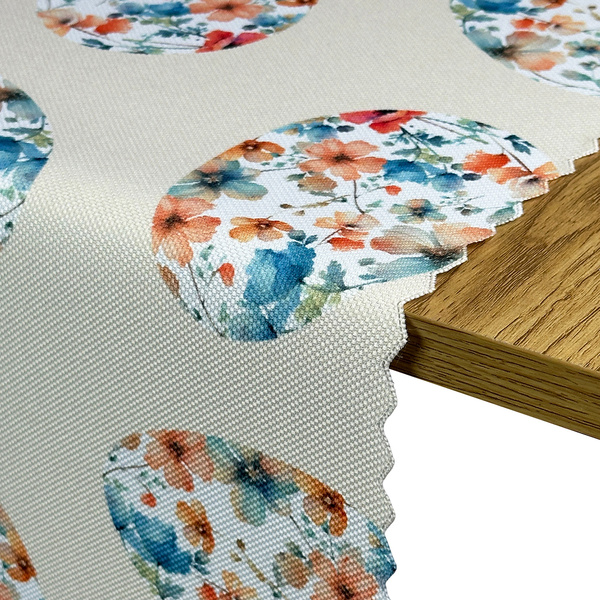 Asztalterítők és futók Foltálló Virágos Húsvéti Tojás