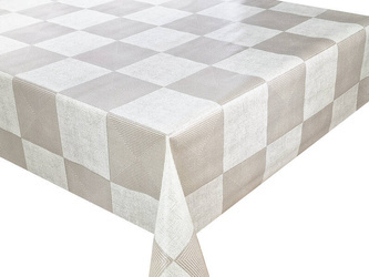 Olajszövet Terítő Szürke Ezüst kockás Glitter MT-5255B
