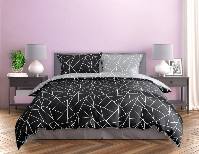 Pamut szatén ágyneműgarnitúra 160x200+ 2x70x80 Milagro Verde 007