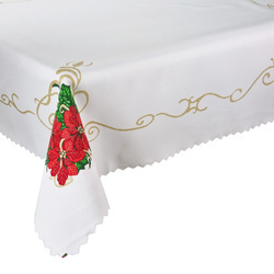 Kétoldalas Foltálló terítő karácsonyi dísz Fehér
