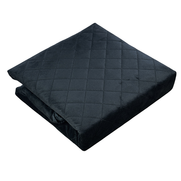 Kétoldalas ágytakaró Amarante Fekete 010 180x220+2x 40x40 cm