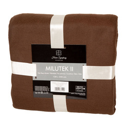 Fleece Takaró Milutek 130x170 Barna