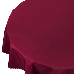 Vízálló poliészter kerti terítő Bordó Kerek