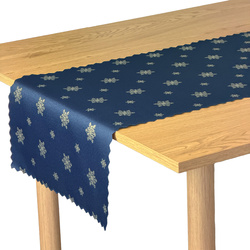 Kétoldalas asztali futók és foltálló terítők Zöld hó 1