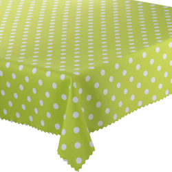 Foltálló Abroszok Nyomtatott Pöttyös Zöld Celadon