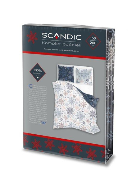Ágyneműkészlet 160x200+ 2x70x80 Scandic 077