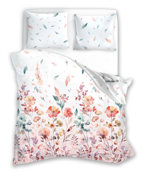 Pamut szatén ágyneműgarnitúra 160x200+ 2x70x80 Milagro Verde 001