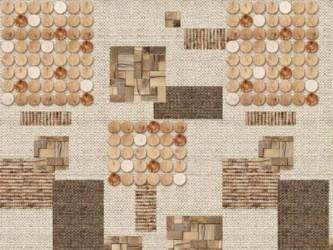 Viaszosvászon Terítő Tekercsben és asztalterítők Mirella 175/A