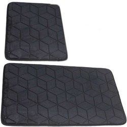 Fürdőszobaszőnyegek Sumba Fekete 31 - Kétrészes