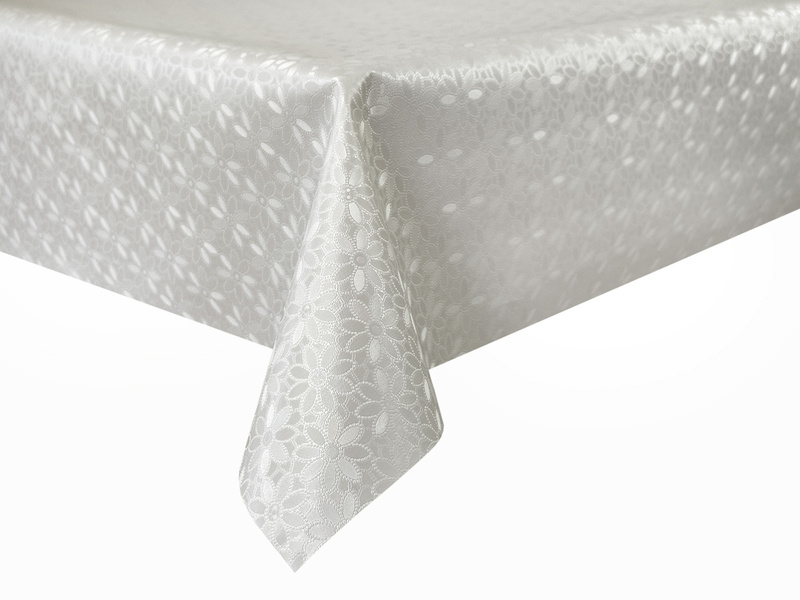 Viaszosvászon Terítő Tekercsben Pearl ZG-6263A WHITE