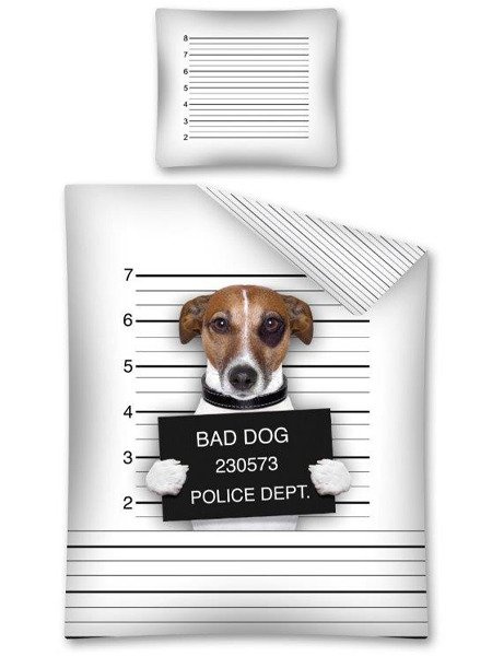 Pamut ágynemű Rossz kutya 2438