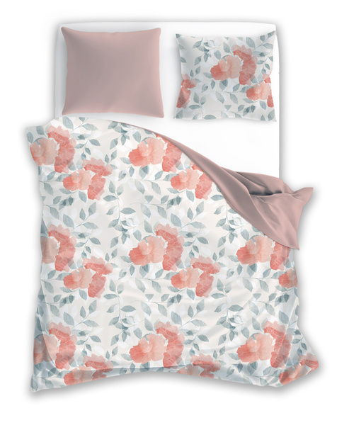 Pamut szatén ágyneműgarnitúra 160x200+ 2x70x80 Milagro Verde 028