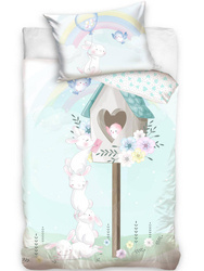 Gyermekágyak 100x135+40x60 Króliki BABY214008