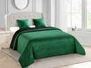 Kétoldalas ágytakaró Vigo II Fekete Palack zöld 006 180x220+2x40x40 cm