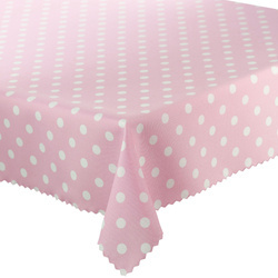 Foltálló Abroszok Nyomtatott Pöttyös Rózsaszín