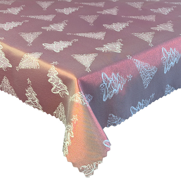 Asztalterítők és futók Foltálló Karácsonyfa Arany Z-3401 