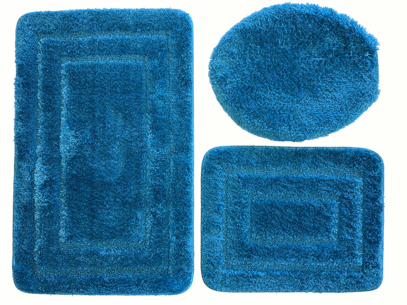 Fürdőszobaszőnyegek Alor Kék- 3 db