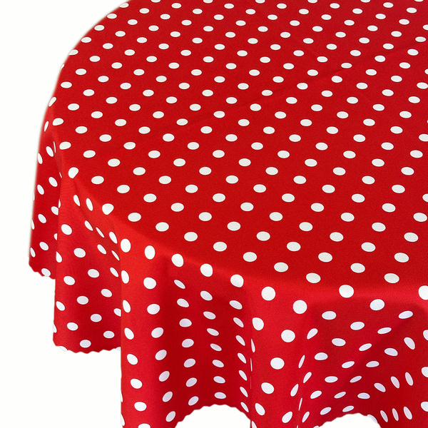 Foltálló Abroszok Nyomtatott Pöttyös Szürke Kerek