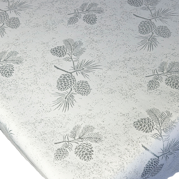 Dwustronny Obrus Plamoodporny Śnieg Złoty I