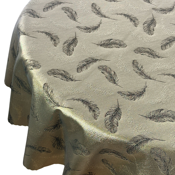 Megfordítható foltálló terítő karácsonyi zöld hó 1 kör