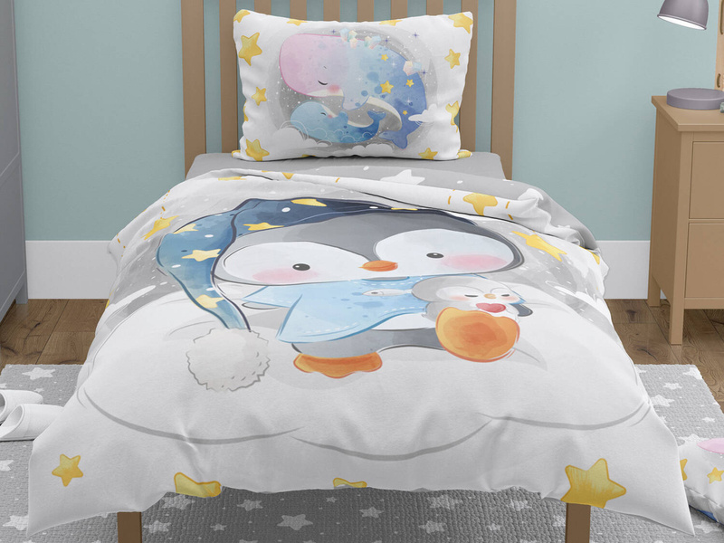 Gyermekágyak 100x135+40x60 Króliki BABY214008