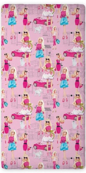 Pamut lepedõ Barbie 01 90x200 cm