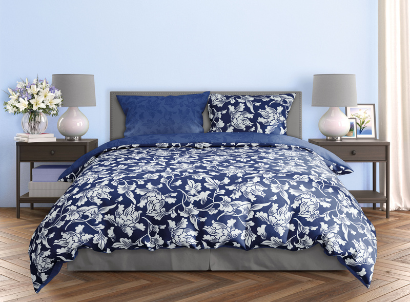 Pamut szatén ágyneműgarnitúra 140x200+70x90 Milagro Verde 026