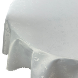 Foltálló Abroszok Húsvét 3348 Húsvét Mezei Nyúl Fehér kerek 