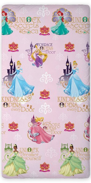 Pamut lepedõ Disney Princess 05 90x200 cm