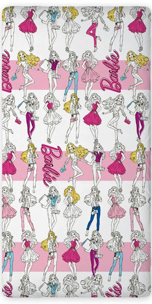 Pamut lepedõ Barbie 20 160x200 cm