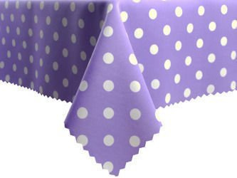 Foltálló Abroszok Nyomtatott Pöttyös ibolya