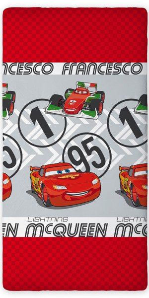 Pamut lepedõ Disney Cars Verdák 09 90x200 cm