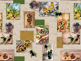 Viaszosvászon Terítő Tekercsben és asztalterítők Mirella 64/A