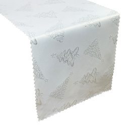 Asztalterítők és futók Foltálló Ezüst Karácsonyfa Z-3401