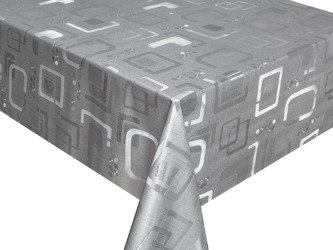Viaszosvászon Terítő 3D Metallico T-6153C Silver Roll