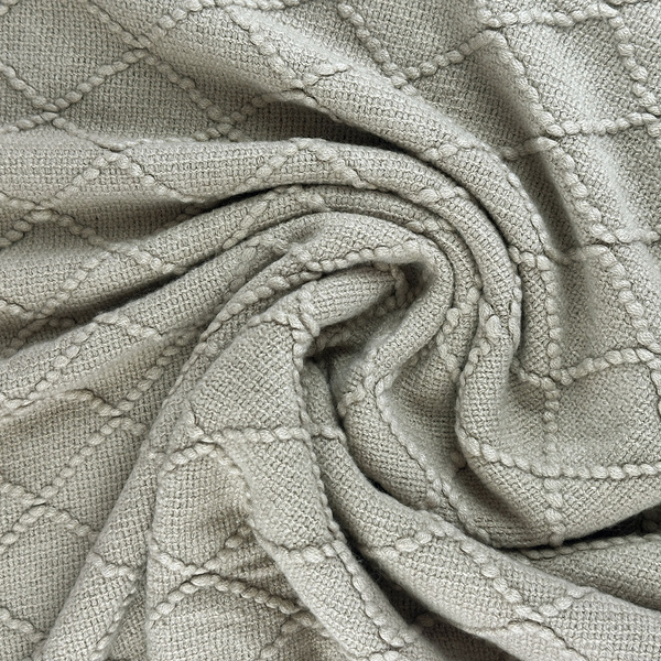 Jacquard Takaró Rojtokkal Neria Világosszürke 150x200 cm