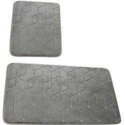 Fürdőszobaszőnyegek Sumba Világos Szürke 31 - Kétrészes