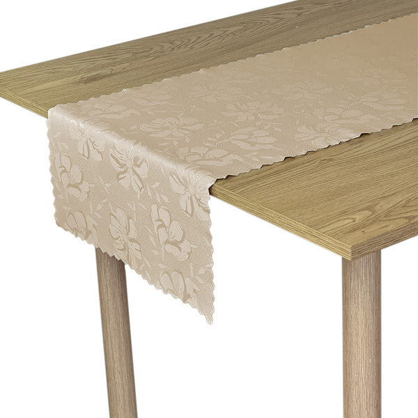 Asztalterítők és Futók Foltálló Virágok 3329 Bézs