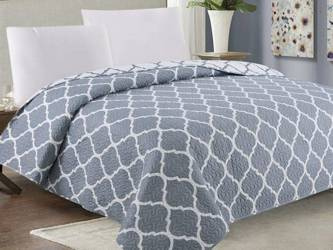 Kétoldalas ágytakaró TAVIRA J-0727-1 Meridian Gray Párnahuzat Nélkül 220x240