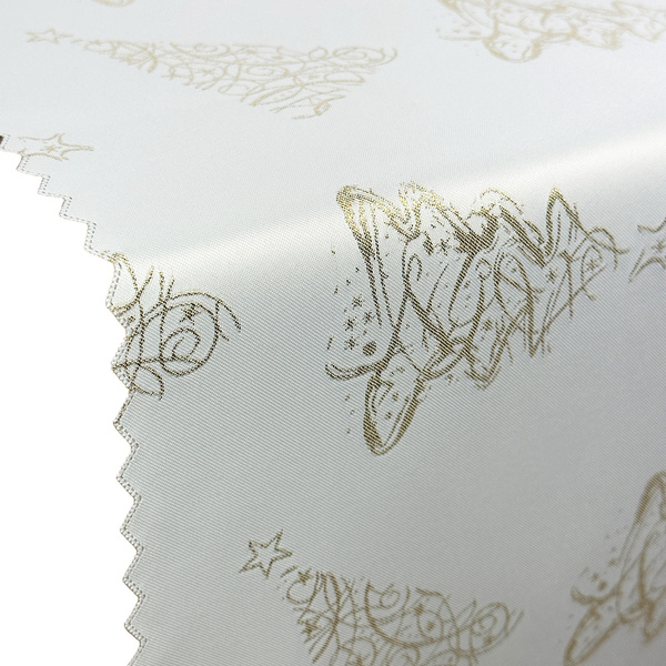 Asztalterítők és futók Foltálló Karácsonyfa Arany Z-3401