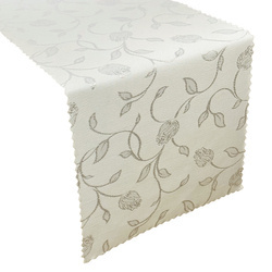 Asztalterítők és futók Foltálló Jacquard Fehér 02