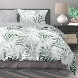 Pamut szatén ágyneműgarnitúra 140x200+70x90 Milagro Verde 004