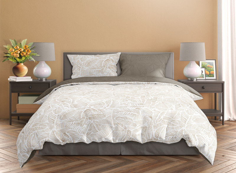 Pamut szatén ágyneműgarnitúra 160x200+ 2x70x80 Milagro Verde 028