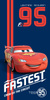 Törölköző z Mikrofibry Disney Verdák Cars 01 70x140 cm