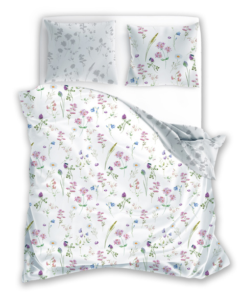 Pamut szatén ágyneműgarnitúra 140x200+70x90 Milagro Verde 013