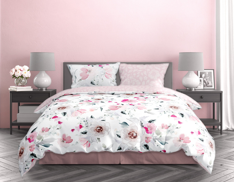 Pamut szatén ágyneműgarnitúra 140x200+70x90 Milagro Verde 003