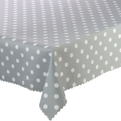 Foltálló Abroszok Nyomtatott Pöttyös Szürke