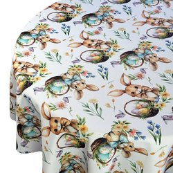 Foltálló Abroszok Húsvéti Kerek Rabbit Fun