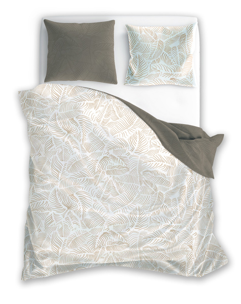 Pamut szatén ágyneműgarnitúra 140x200+70x90 Milagro Verde 028