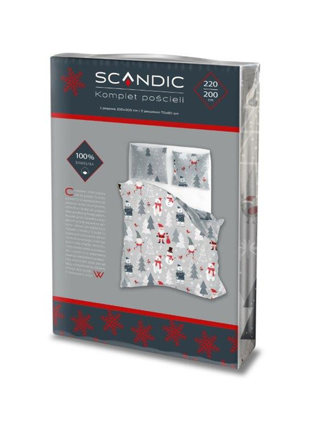 Ágyneműkészlet 220x200+ 2x70x80 Scandic 079